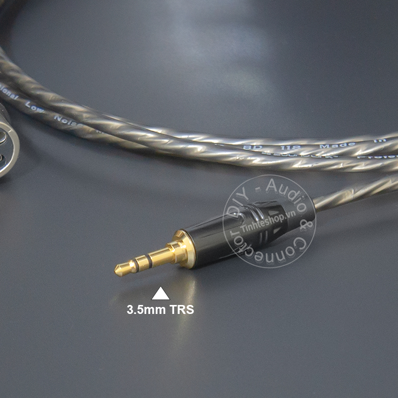 Cáp canon đực sang 3.5mm unbalanced