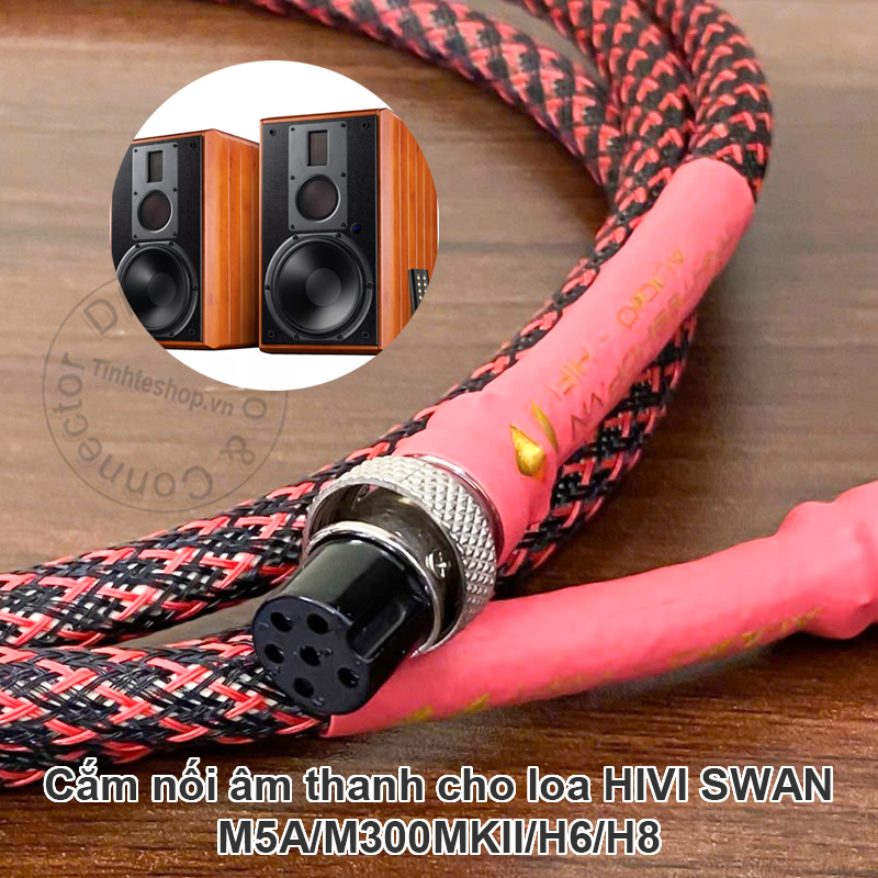 Cáp loa 6pin HIVI SWAN M300MKII H6/H8, M5A
