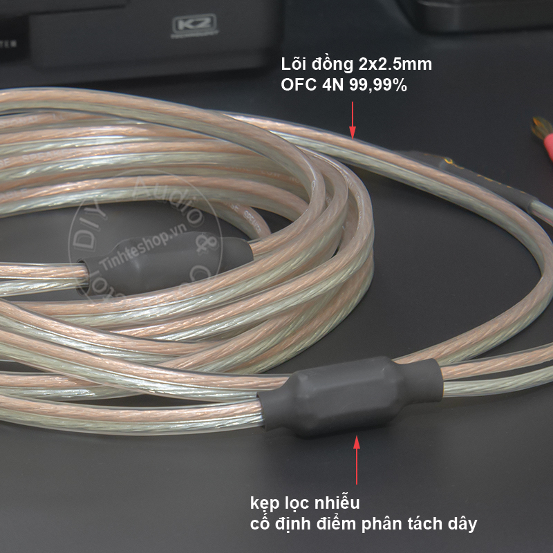 DIY amplifier to speaker audio cable