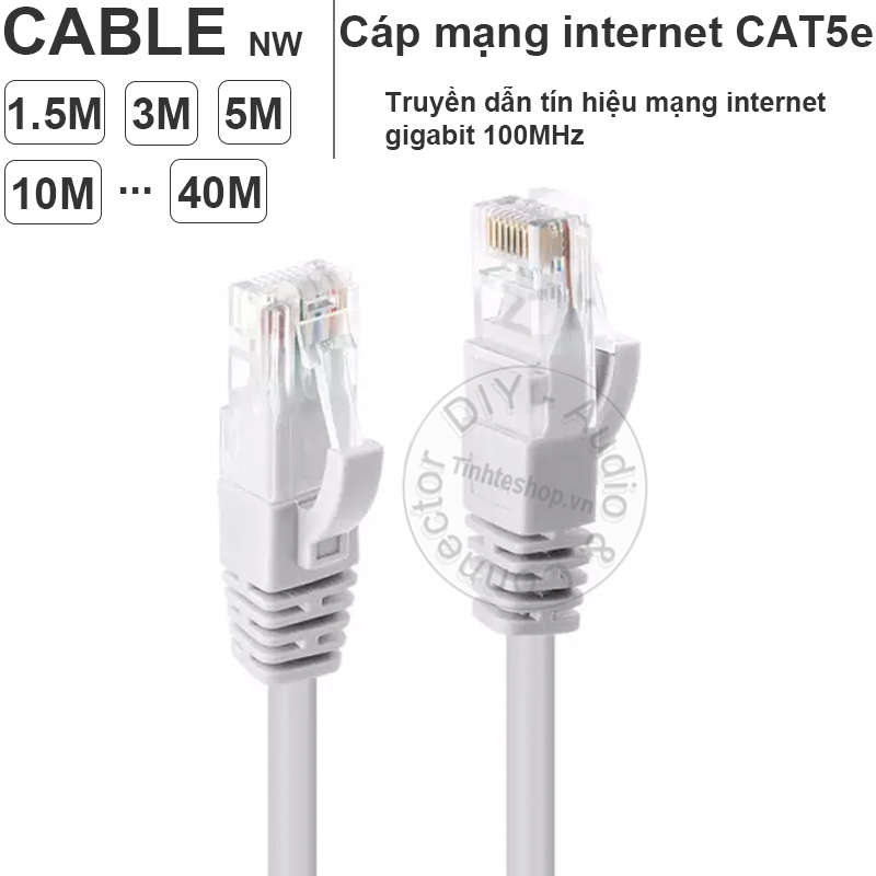 Dây mạng Cat5e bấm sẵn