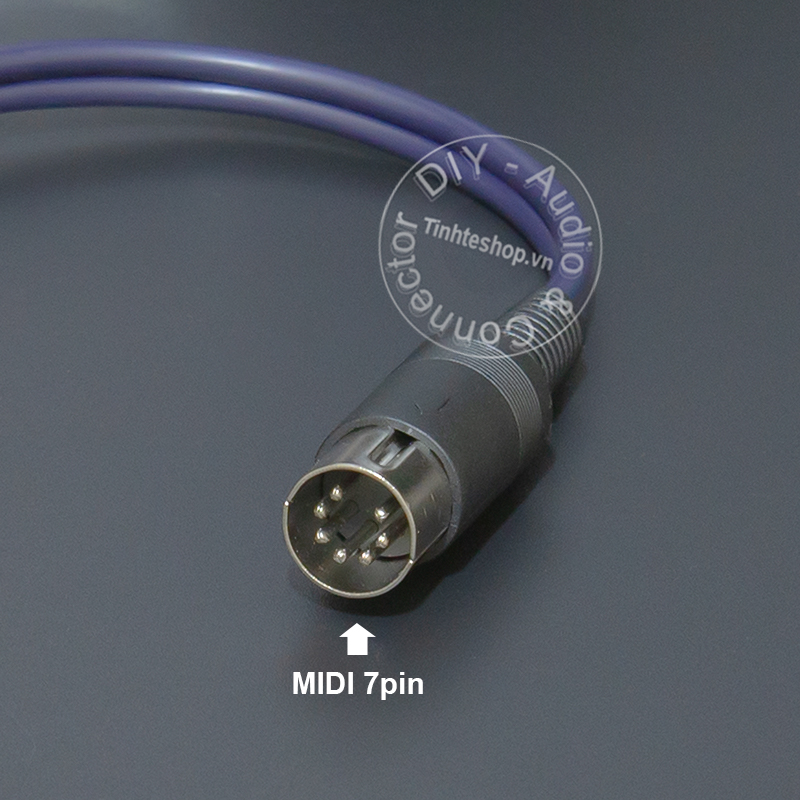 7-pin MIDI to 2 RCA audio cable for B&O amplifier