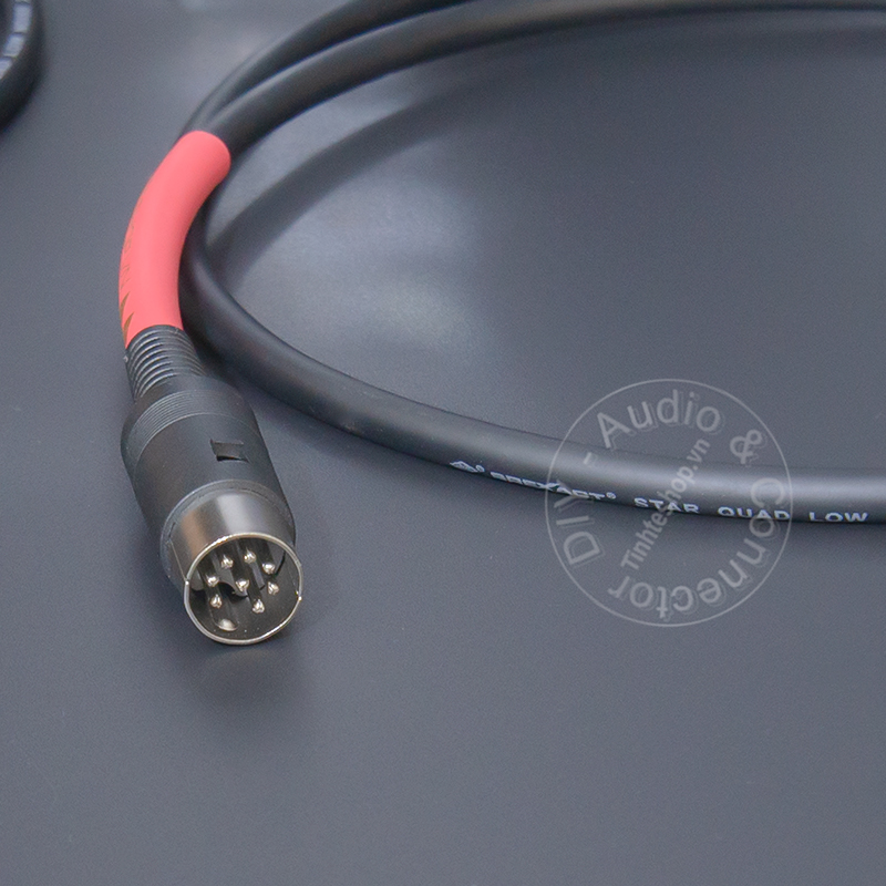 DIN 8P male cable