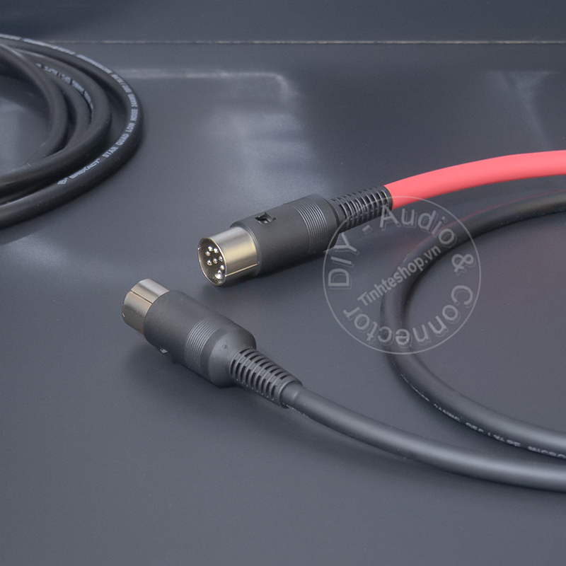 DIN 8P male cable