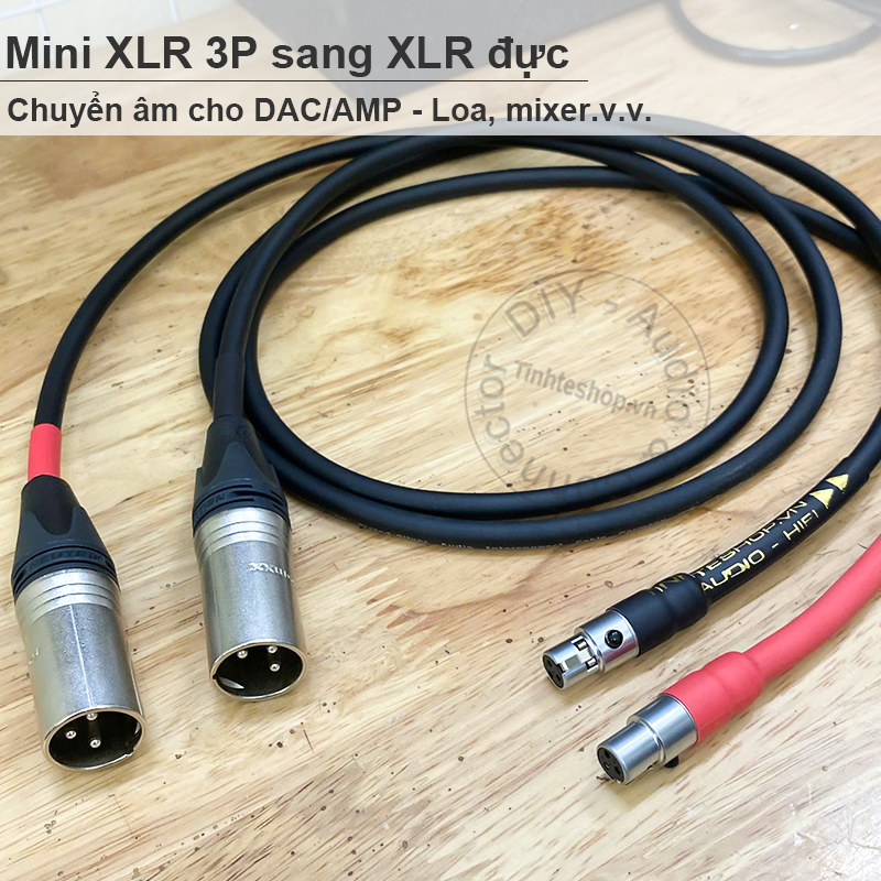 Dây jack 3P mini XLR sang XLR