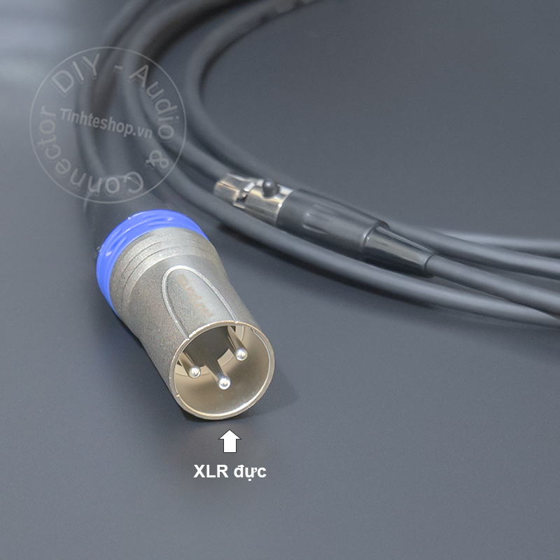 DIY mini XLR female to XLR male microphone cable