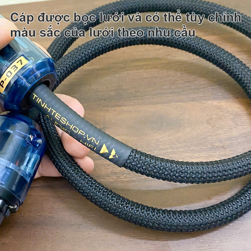 3x2.5mm shielded power cable for professional audiophiles