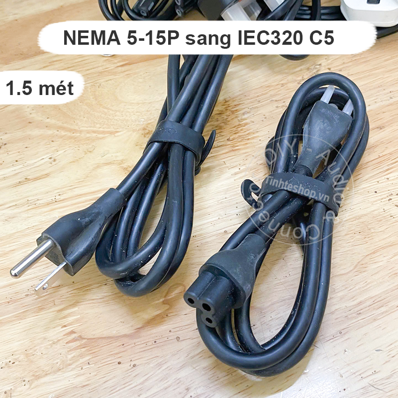 Dây nguồn NEMA 5-15P sang C5