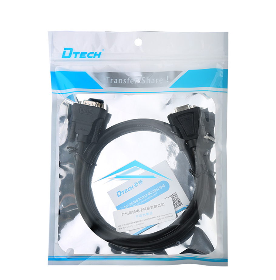 Dây cổng COM 9pin 2 cổng đực DTECH DT 9005A