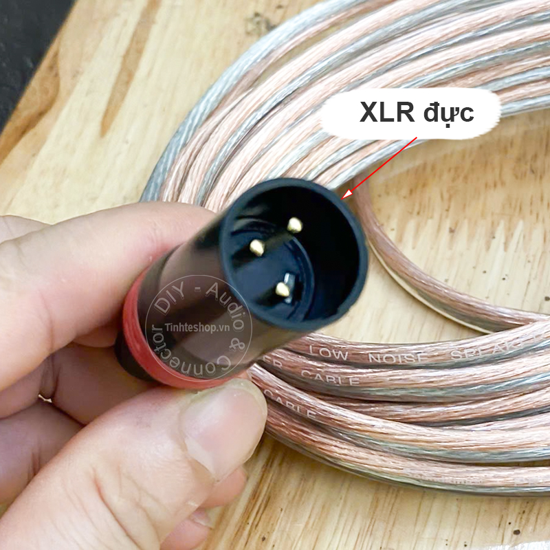 Speakon to XLR male speaker cable OFC copper core 2x2.5mm