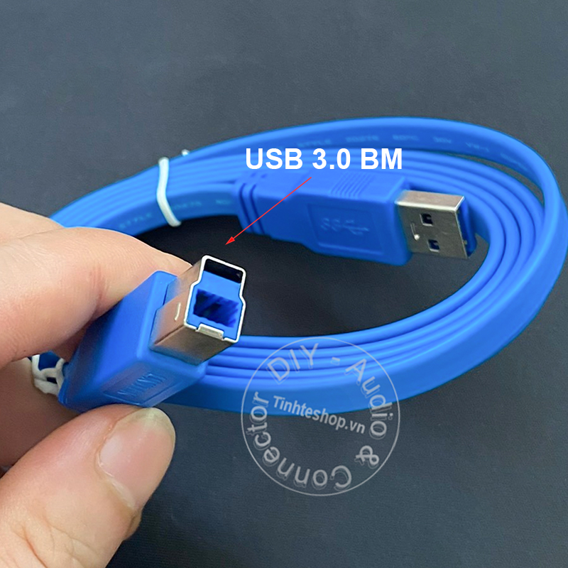 USB 3.0 type A male to type B male cable