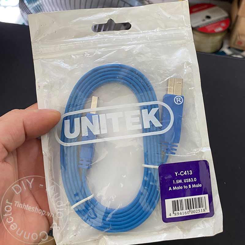 USB 3.0 type A male to type B male cable