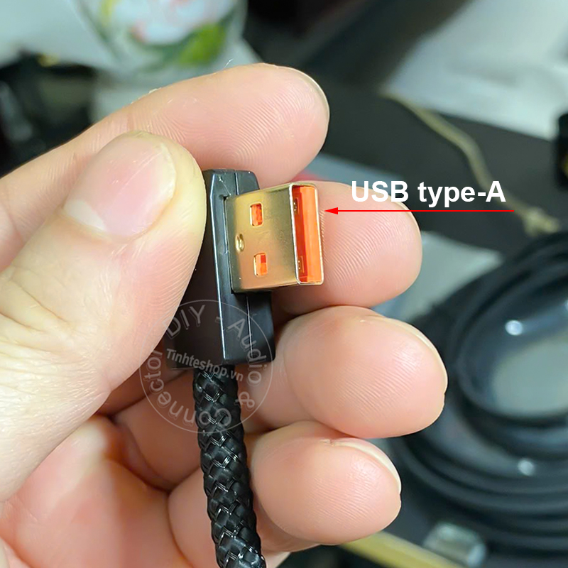 Cáp USB sang Micro USB DAC 8 lõi đồng mạ bạc Yarbo