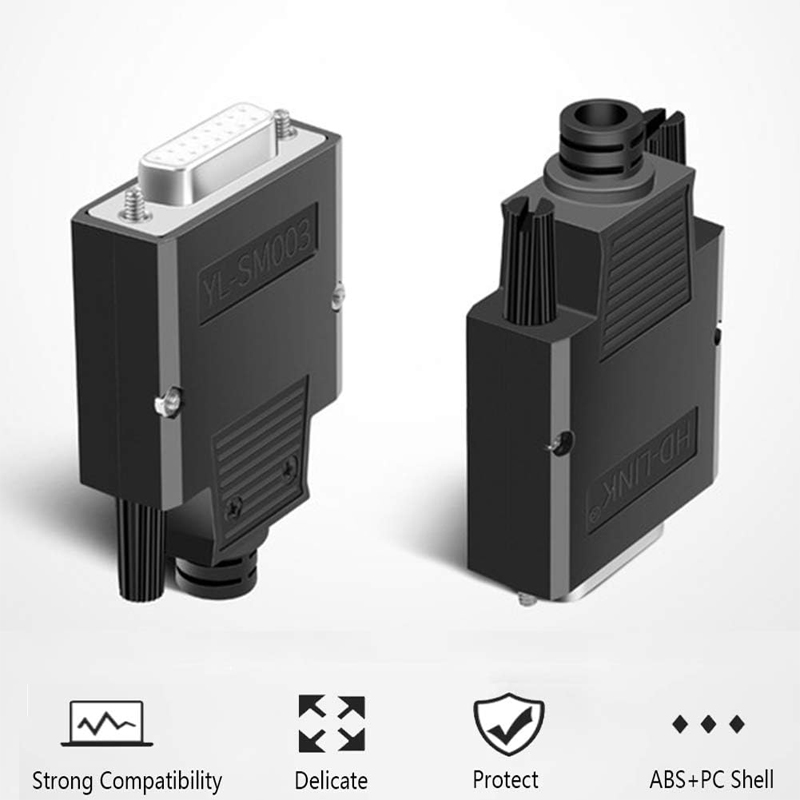 16mm thinner 15 Pin Port Terminal Solderfree Breakout Board Connector with Case Accessories