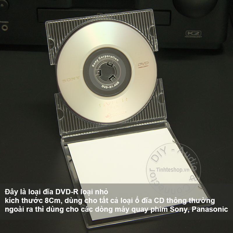 Đĩa DVD-R loại nhỏ 8Cm cho máy quay phim