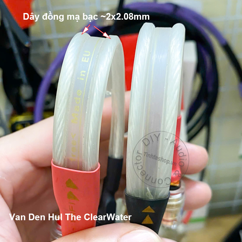 2-pin DIN audio plug from amplifier to banana plug