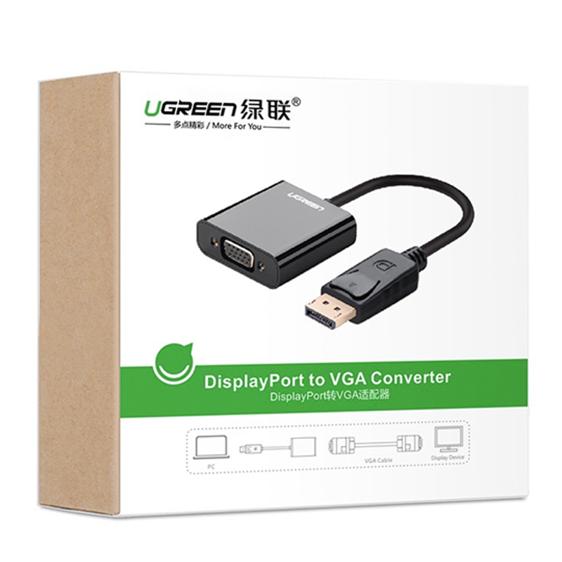 displayport ra vga 1080p ugreen dp109 20415 tinh tế shop