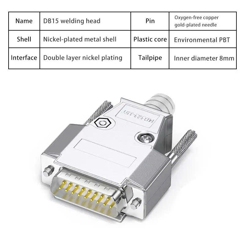Jack cắm D Sub 15pin 2 hàng