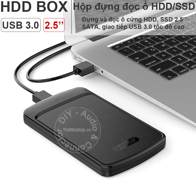 Orico 2.5'' hard drive data reading and carrying case