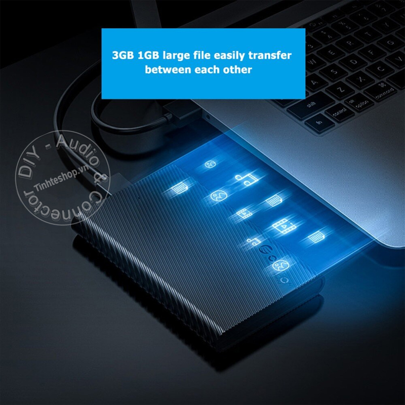 2.5" SATA III USB 3.0" portable hard drive case