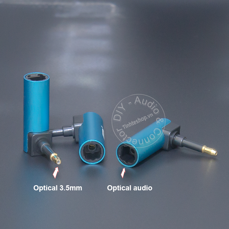 Mini 3.5mm toslink to optical audio jack at right angle