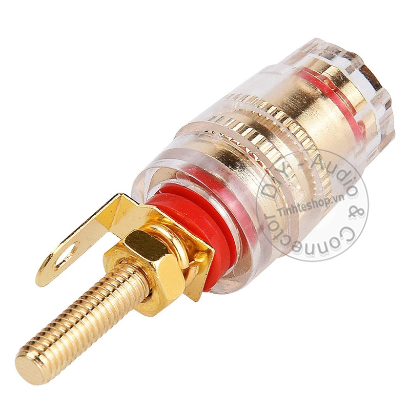 Banana Terminal Binding Post Gold Plated Audio Cable Connector Amplifier Terminal Banana Speaker Plug Jack