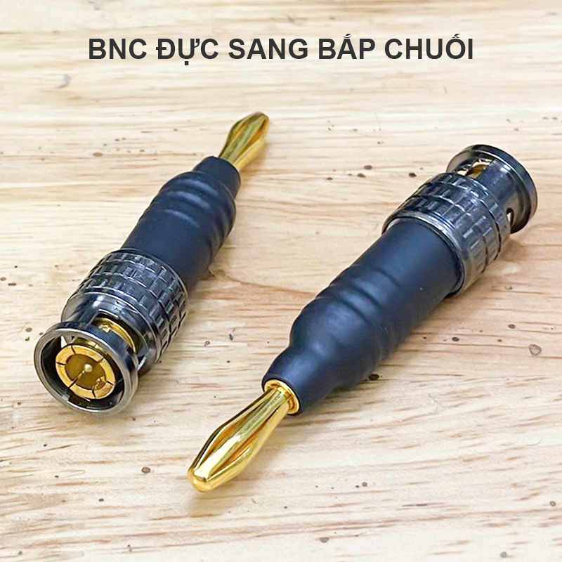 BNC male to banana plug