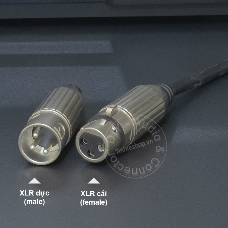 XLR female to RCA male adapter