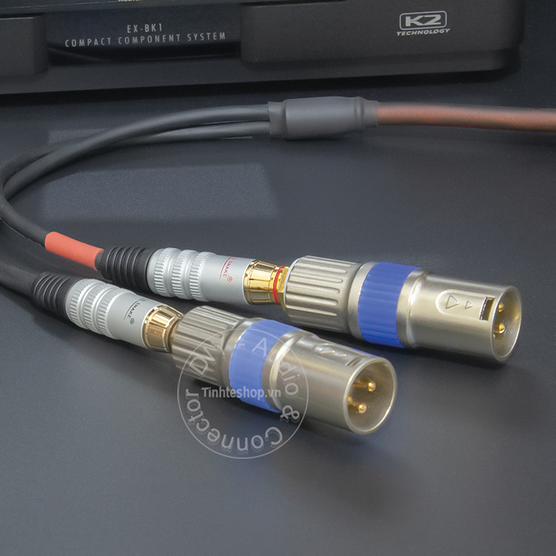 RCA to XLR male adapter