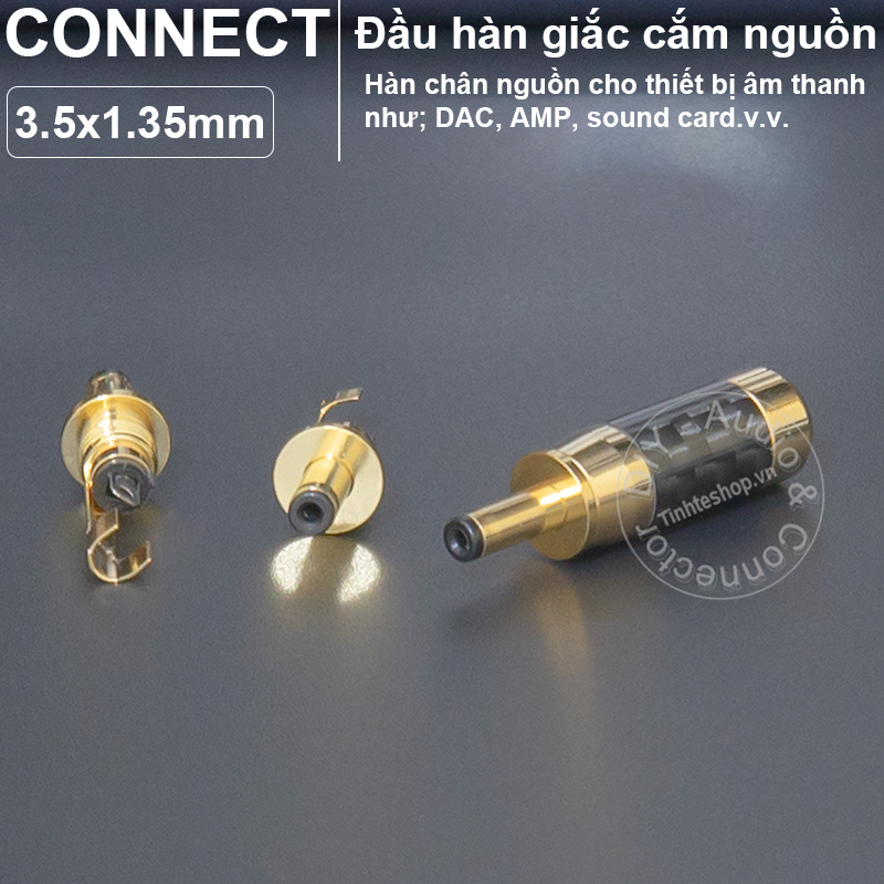 Quality 3.5x1.35 DC power plug