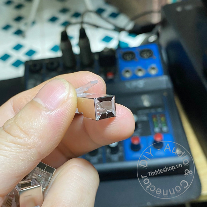 RJ12 STP network crimping head