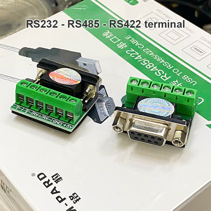 Đầu đấu nối dây RS232 với RS422 RS485