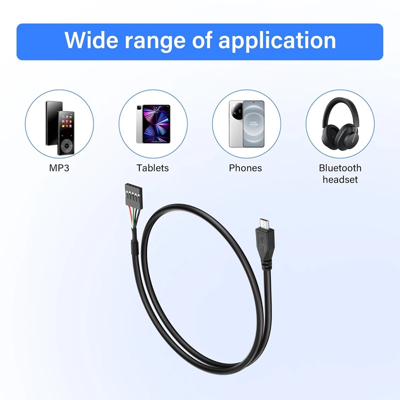 Dây USB 5pin trên main máy tính sang micro USB