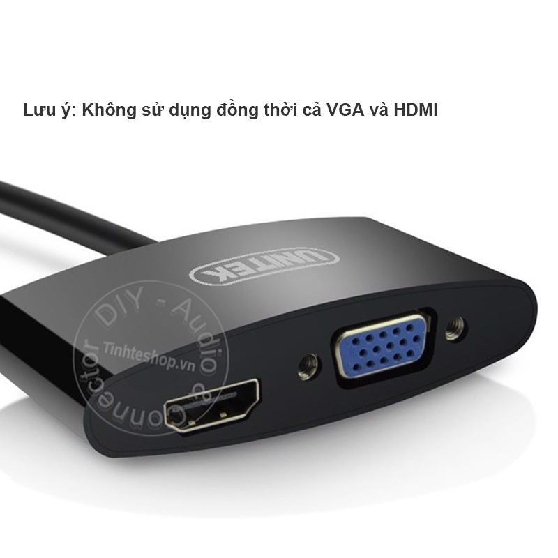 Cáp chuyển đổi Minidisplayport sang HDMI và VGA Unitek Y6328