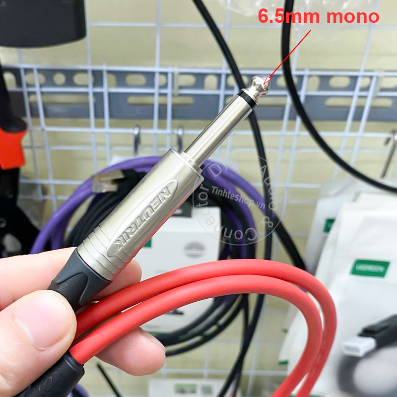 Professional recording cable 6.35mm to XLR female