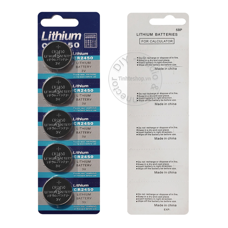 Pin lithium CR2450 