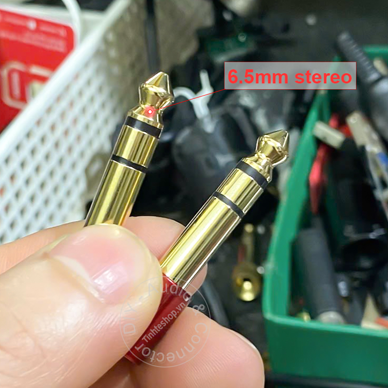 6.5mm stereo male to 3.5mm female