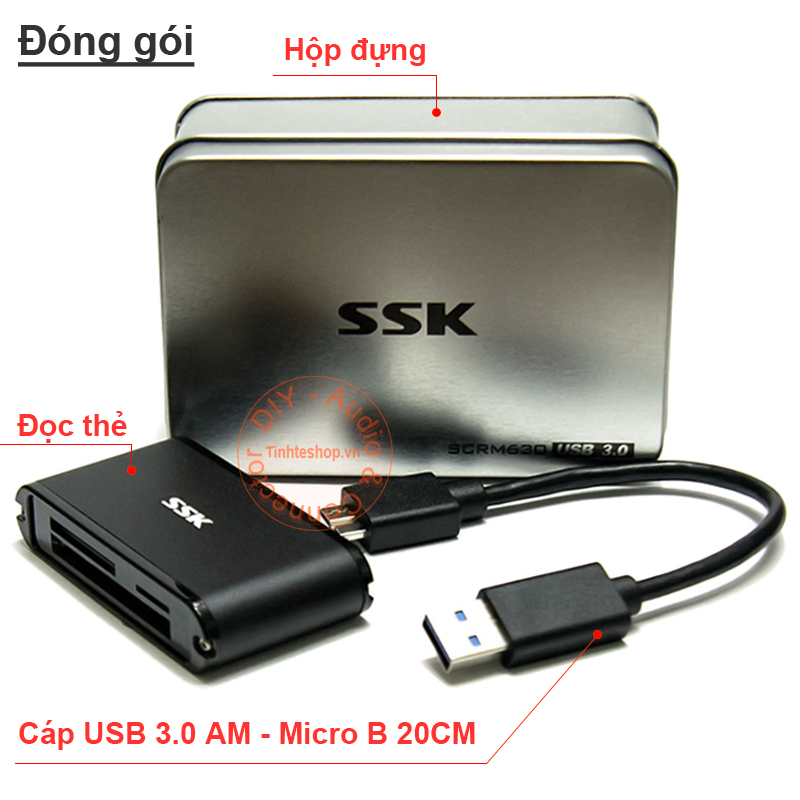 card đọc thẻ đa năng sd tf cf