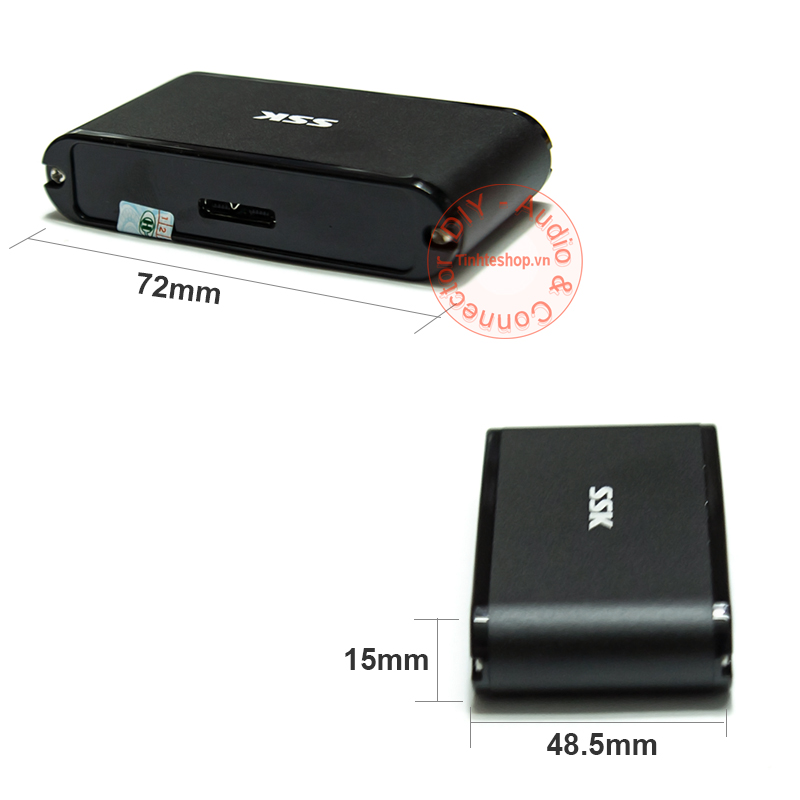 reader card sd tf cf usb 3.0 ssk scrm-630