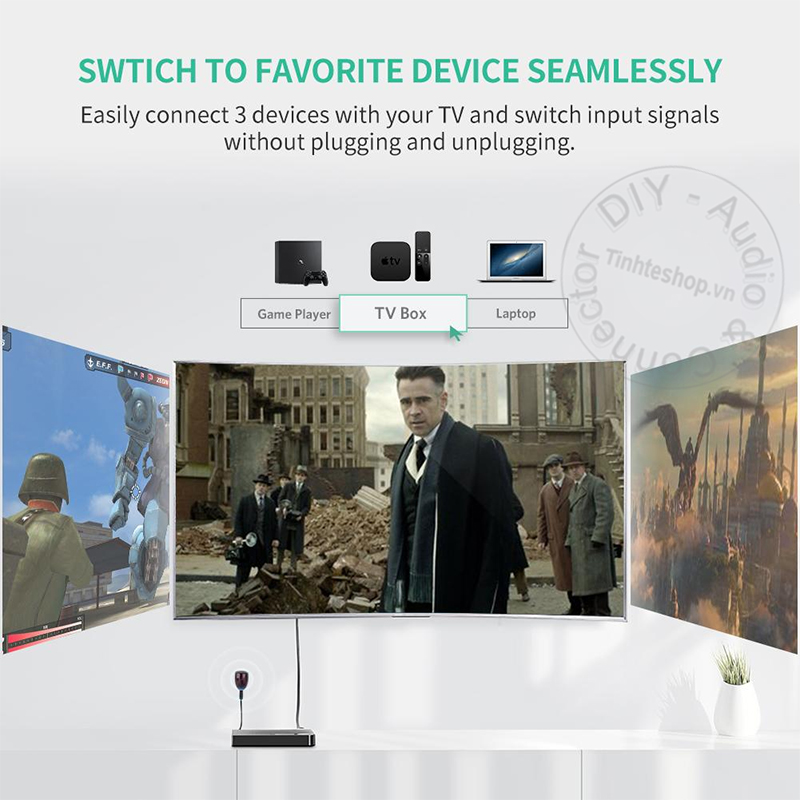 Switch HDMI 3 in 1