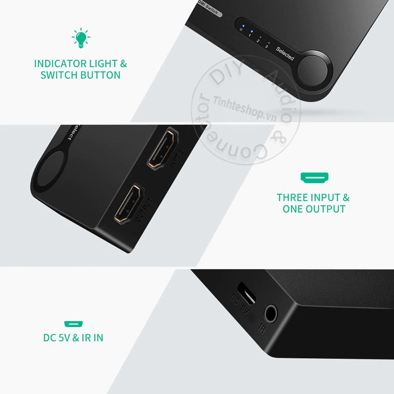 Switch HDMI 3 in 1