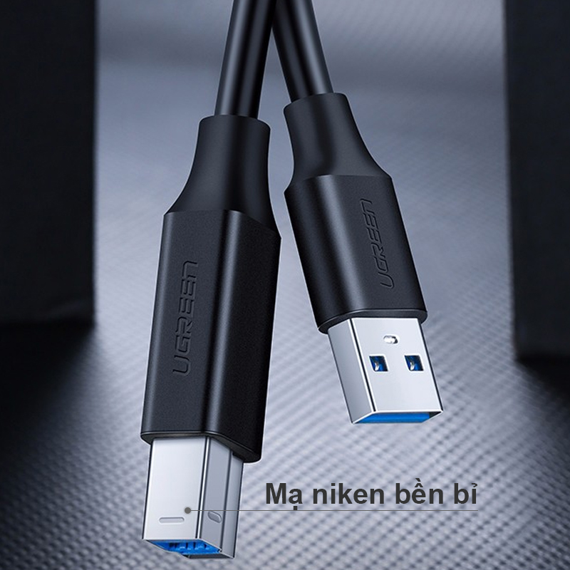 cáp usb 3.0 am sang bm 2 mét ugreen 10372 us210