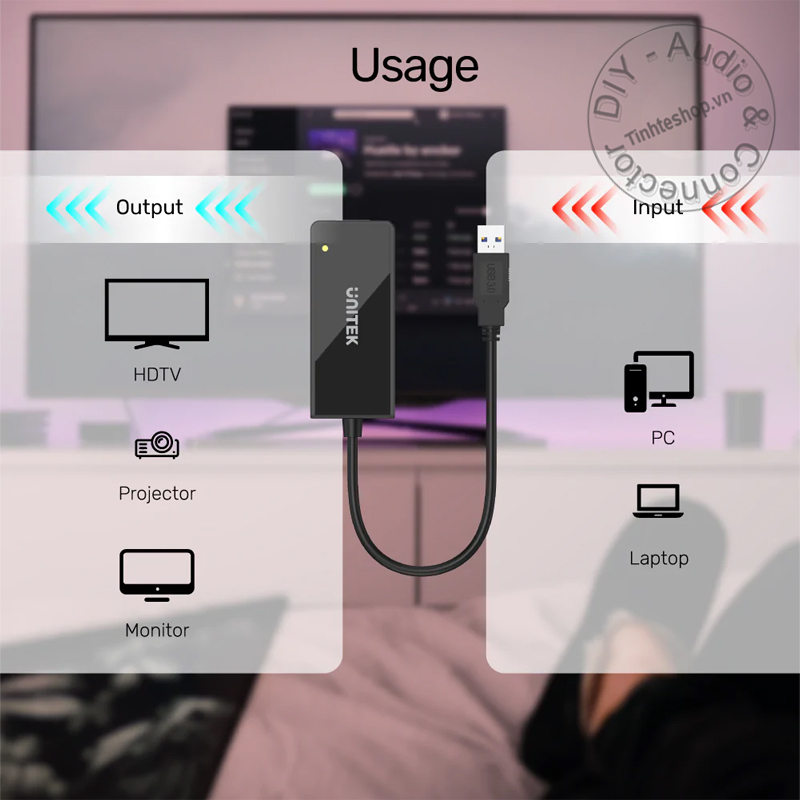 USB 3.0 to HDMI 1080P Full HD Adapter