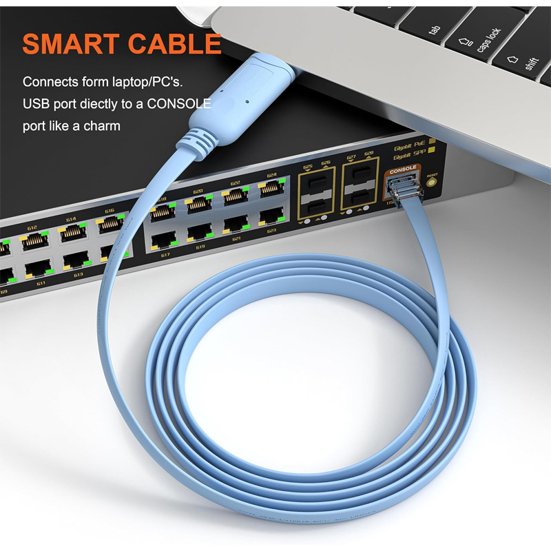 USB Console to RJ45 Serial Adapter