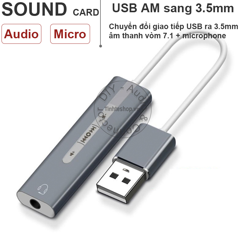 usb cạc âm thanh 3.5mm 7.1CH bán tại Tinh tế shop