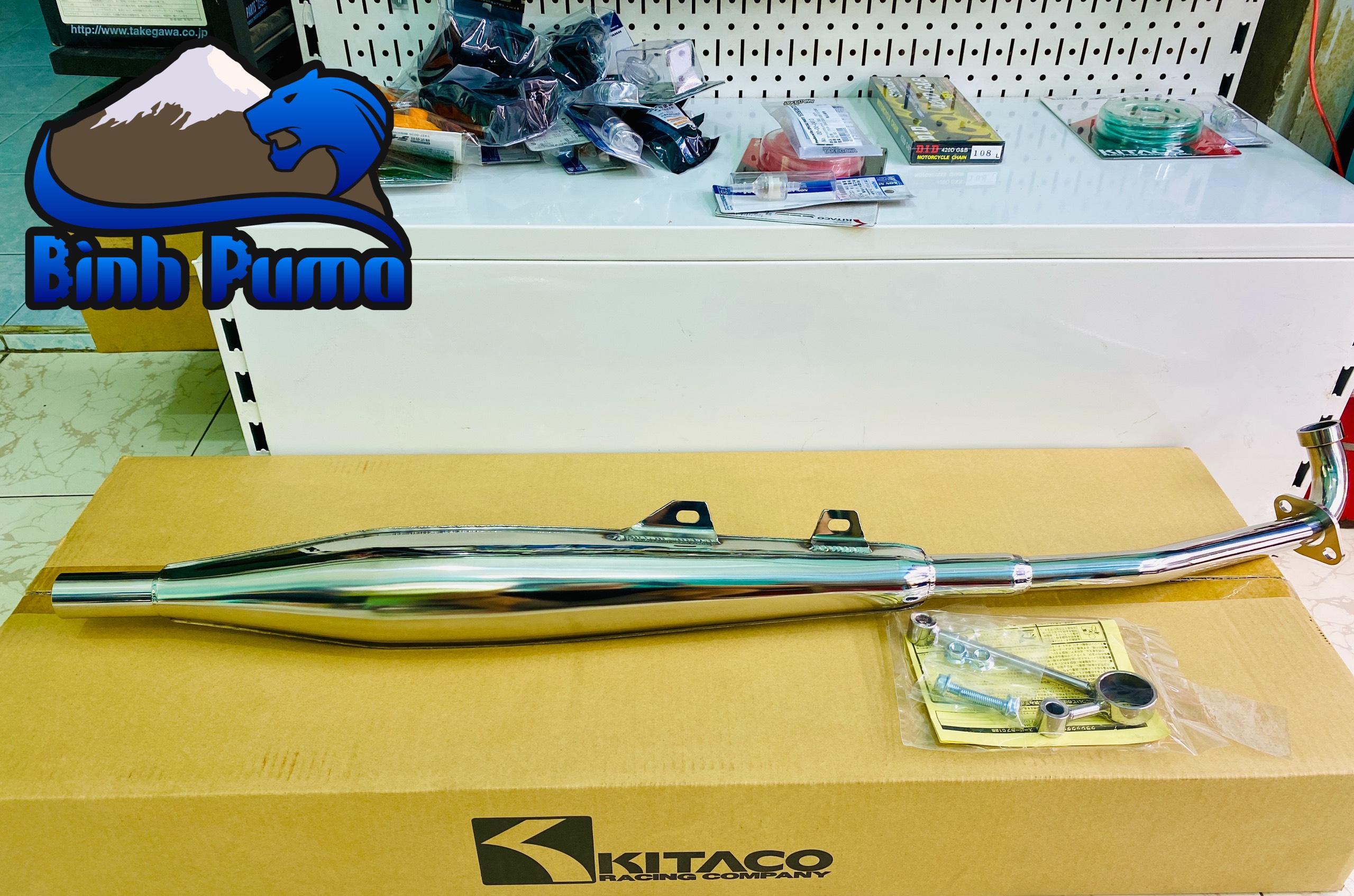 Pô Kitaco Cub 125 Màu Xi