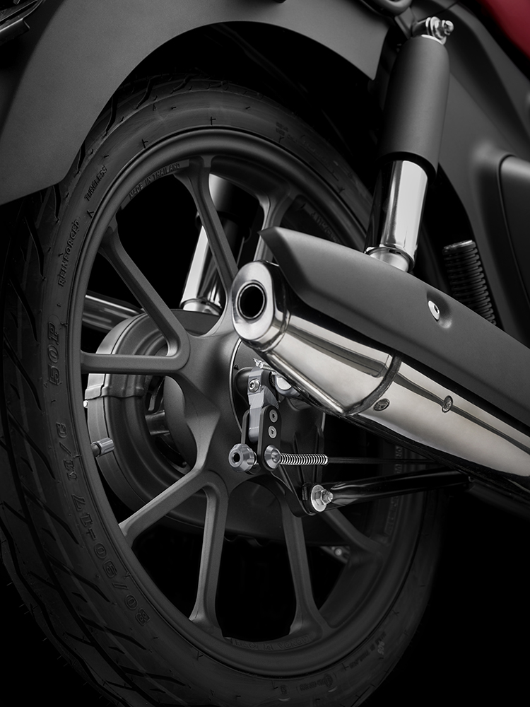 Càng thắng sau Bikers cho Cub 125 màu đen