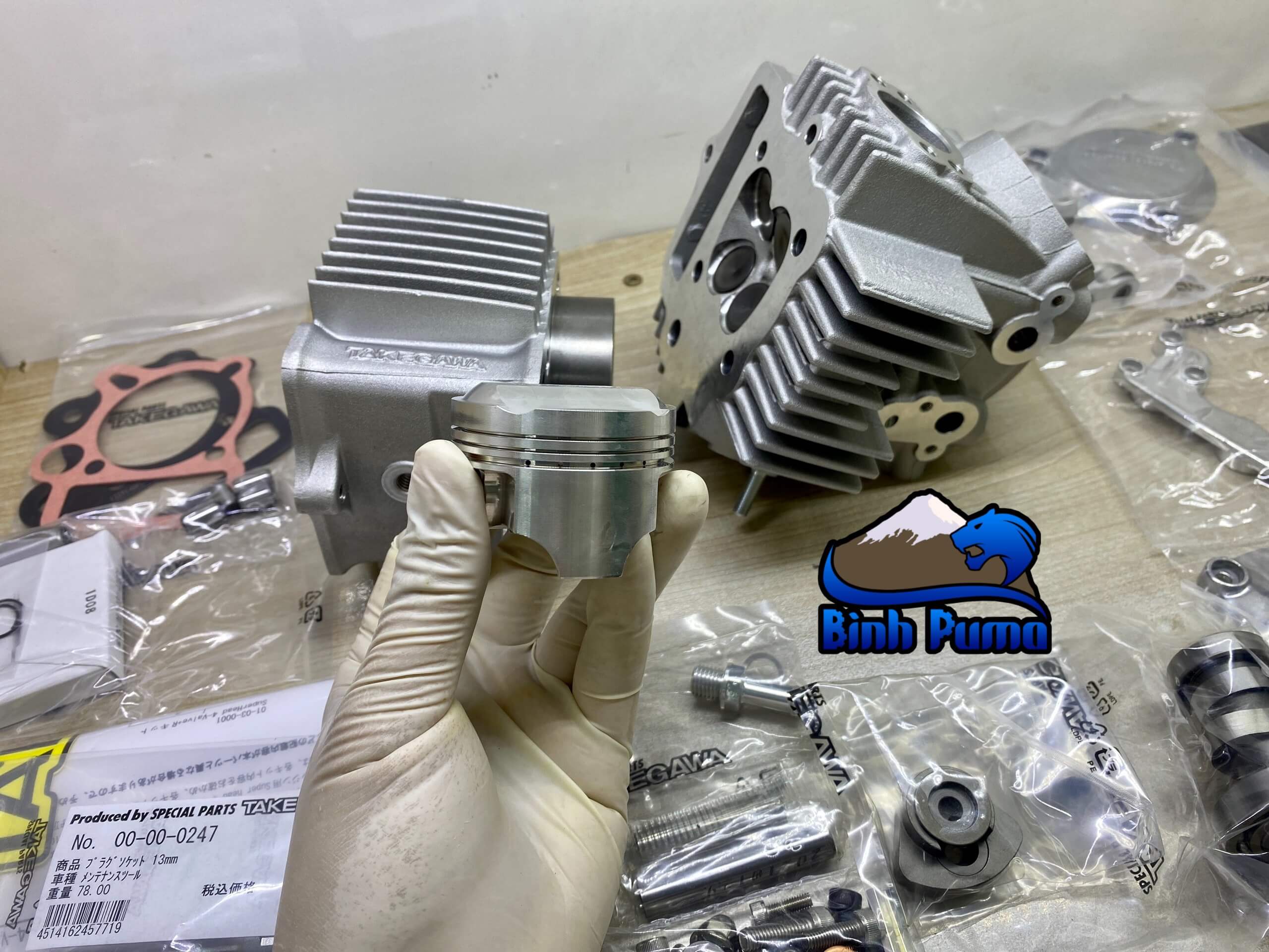 Đầu Lòng Takegawa 4valve Trái 52 Lòng 69 (106cc)
