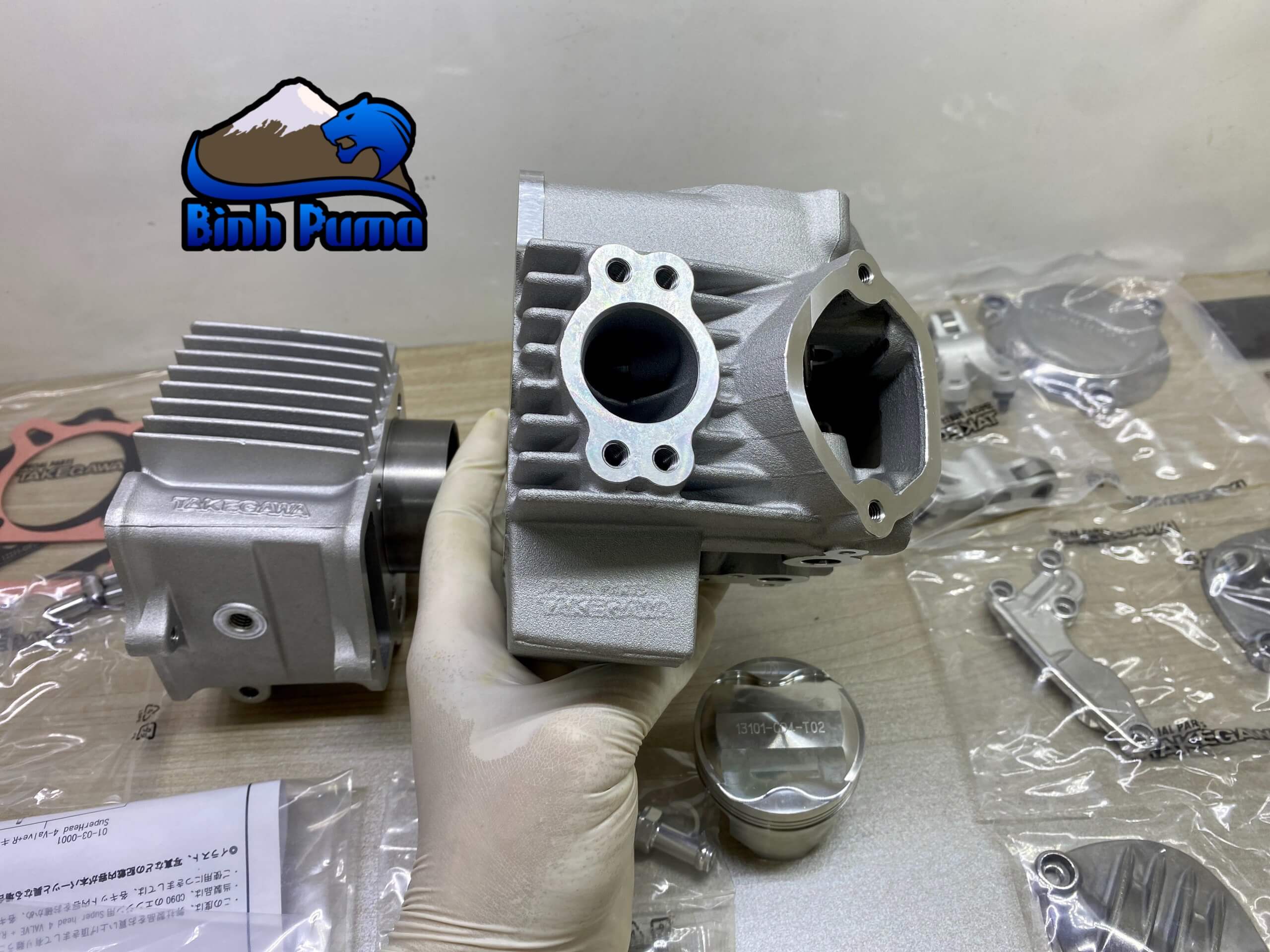 Đầu Lòng Takegawa 4valve Trái 52 Lòng 69 (106cc)