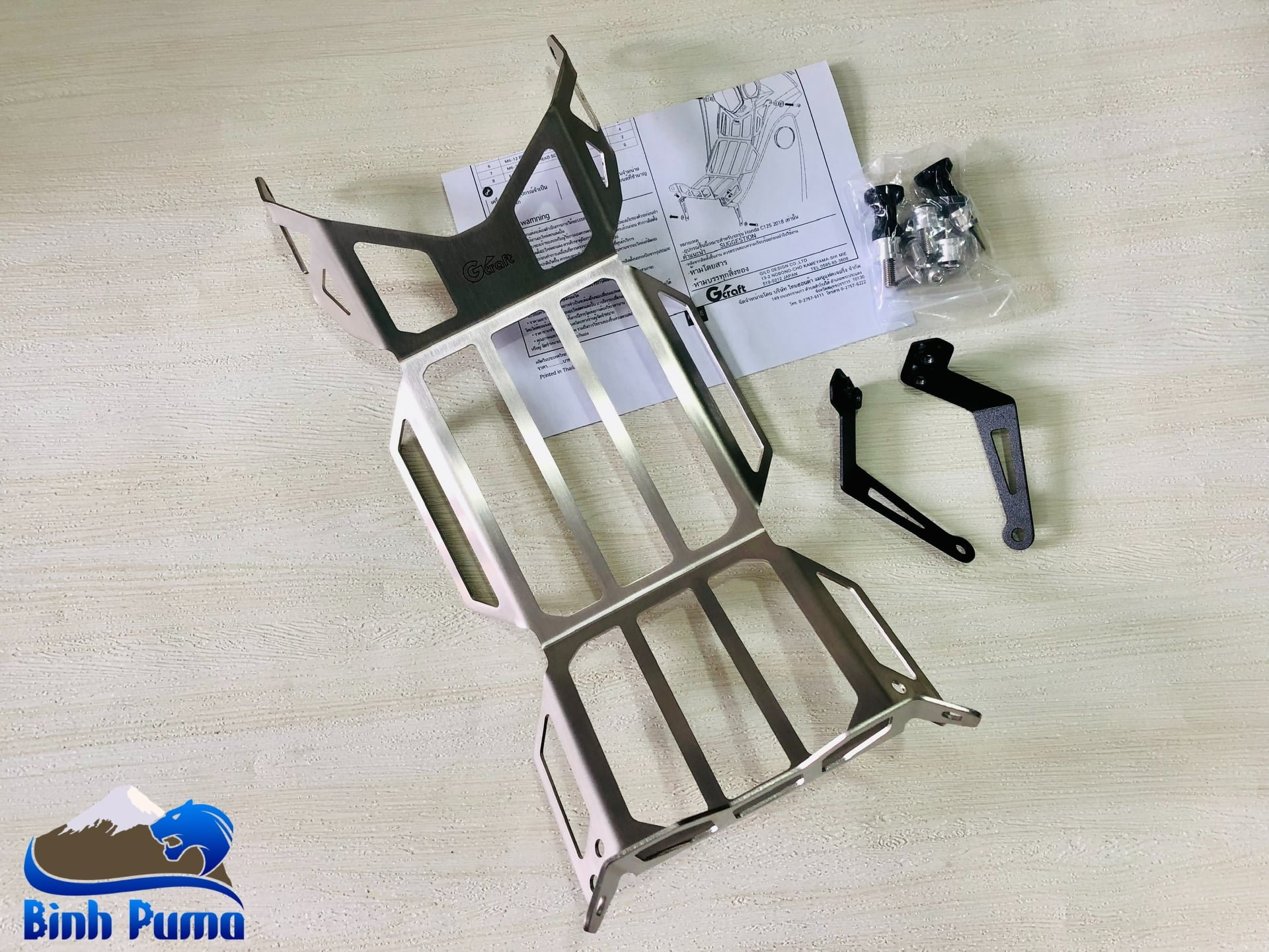 Baga giửa G'CRAFT Thailand dành cho cub125.