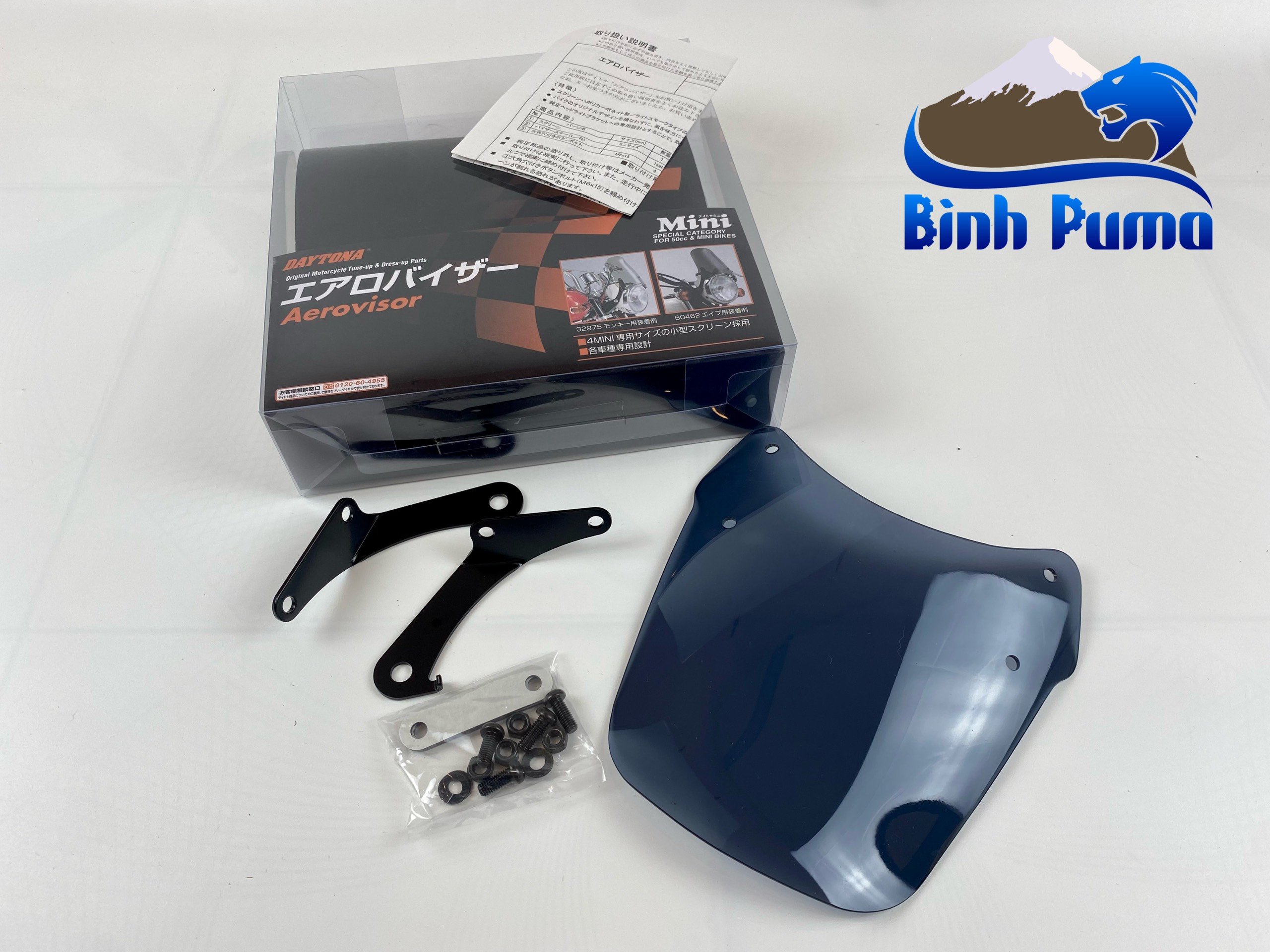 Kính chắn gió Daytona màu khói